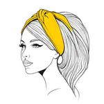 yellow hairband image